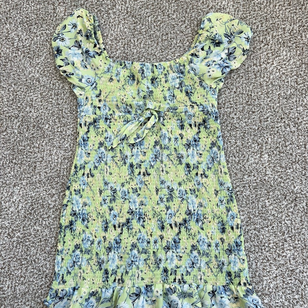 Madden NYC Floral Ruffle Dress
